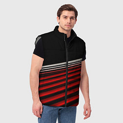 Мужской жилет Базовые элементы абстракции, цвет: 3D-светло-серый — фото 2