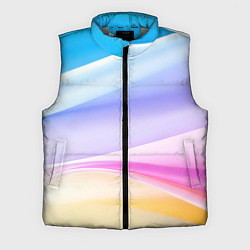 Мужской жилет Нежная абстракция, цвет: 3D-светло-серый