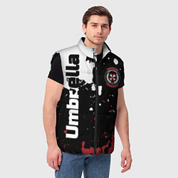 Мужской жилет Umbrella Security на спортивном красно бело чёрном, цвет: 3D-черный — фото 2