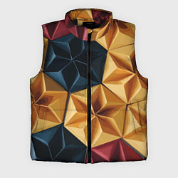 Мужской жилет Ромбовое вдохновение, цвет: 3D-черный
