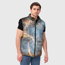 Мужской жилет Крабовидная туманность, цвет: 3D-черный — фото 2