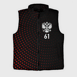 Мужской жилет Точки: Ростовская область, цвет: 3D-черный