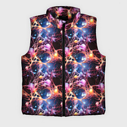 Мужской жилет Узор нейронные связи, цвет: 3D-черный