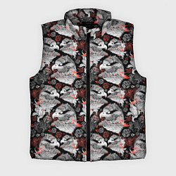 Мужской жилет Портреты орлов, цвет: 3D-светло-серый