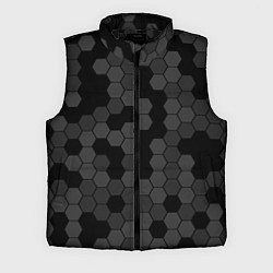 Мужской жилет Камуфляж гексагон черный