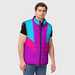 Мужской жилет Always in sports сиреньевый, цвет: 3D-красный — фото 2