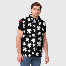 Мужской жилет Black clover pattern anime, цвет: 3D-красный — фото 2
