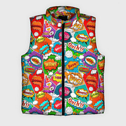 Мужской жилет Bang Boom Ouch pop art pattern