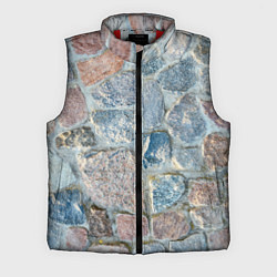 Мужской жилет Каменный фон, цвет: 3D-красный
