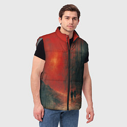 Мужской жилет Двое в пути, цвет: 3D-светло-серый — фото 2
