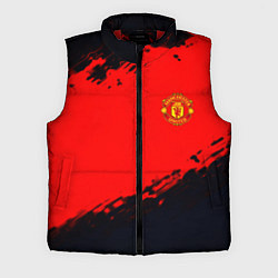 Мужской жилет Manchester United colors sport, цвет: 3D-красный