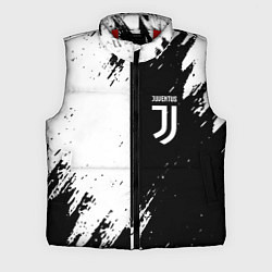 Мужской жилет Juventus краски чёрнобелые, цвет: 3D-красный