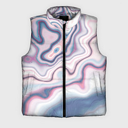 Мужской жилет Мраморные разводы, цвет: 3D-светло-серый