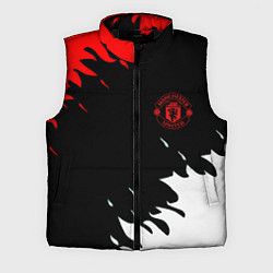 Мужской жилет Manchester United flame fc, цвет: 3D-черный
