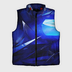 Мужской жилет Black and blue abstract background sport style