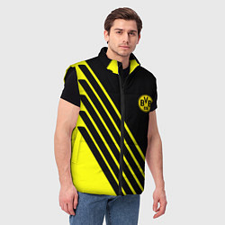 Мужской жилет Borussia sport line uniform, цвет: 3D-черный — фото 2