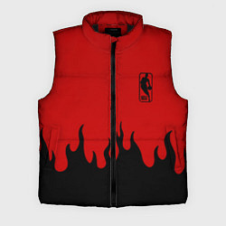 Мужской жилет NBA огонь спорт текстура