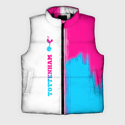 Мужской жилет Tottenham neon gradient style по-вертикали, цвет: 3D-черный