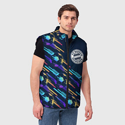 Мужской жилет Bayern градиентные мячи, цвет: 3D-черный — фото 2
