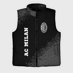 Мужской жилет AC Milan sport на темном фоне вертикально