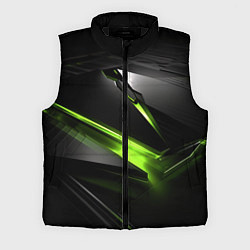 Мужской жилет Зеленая абстрактная конструкция в стиле nvidia