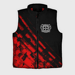 Мужской жилет Bayer 04 sport grunge, цвет: 3D-красный