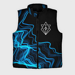 Мужской жилет In Flames sound wave, цвет: 3D-черный