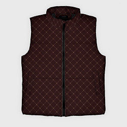 Мужской жилет Роскошный бордо в клетку