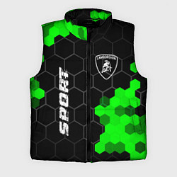 Мужской жилет Lamborghini green sport hexagon