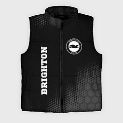 Мужской жилет Brighton sport на темном фоне вертикально, цвет: 3D-черный