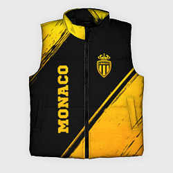 Мужской жилет Monaco - gold gradient вертикально, цвет: 3D-черный
