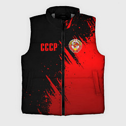 Мужской жилет СССР - черно-красный