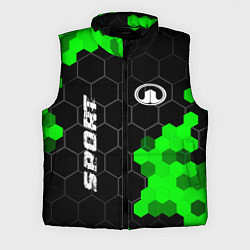 Мужской жилет Great Wall green sport hexagon, цвет: 3D-черный