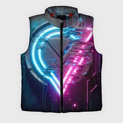 Мужской жилет Neon geometric abstraction - ai art, цвет: 3D-красный