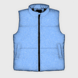 Мужской жилет Текстурированный небесный голубой однотонный