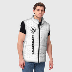 Мужской жилет Galatasaray sport на светлом фоне по-вертикали, цвет: 3D-черный — фото 2