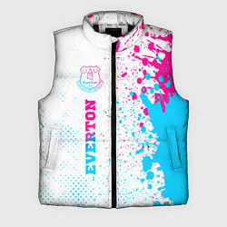 Мужской жилет Everton neon gradient style по-вертикали, цвет: 3D-черный