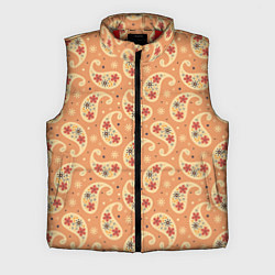 Мужской жилет Цветочный пейсли, цвет: 3D-красный