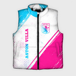Мужской жилет Aston Villa neon gradient style вертикально