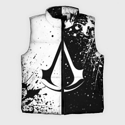 Мужской жилет Assasins Creed - black and white, цвет: 3D-черный