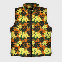 Мужской жилет Размалеванные черепа, цвет: 3D-черный