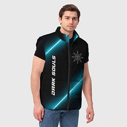 Мужской жилет Dark Souls неоновые лампы, цвет: 3D-черный — фото 2