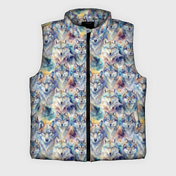 Мужской жилет Волки паттерн