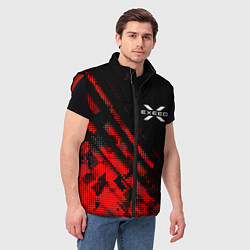 Мужской жилет Exeed sport grunge, цвет: 3D-красный — фото 2