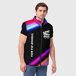 Мужской жилет Tokyo Ghoul speed anime lights, цвет: 3D-черный — фото 2