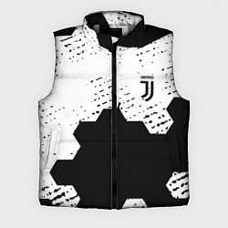 Мужской жилет Juventus hexagon black sport, цвет: 3D-светло-серый