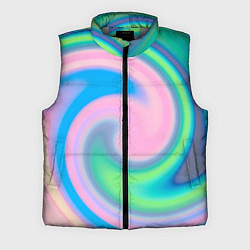 Мужской жилет Абстракция спиральная, цвет: 3D-светло-серый