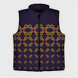 Мужской жилет Цветочный орнамент на синем