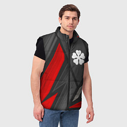 Мужской жилет Black Clover red lines, цвет: 3D-черный — фото 2