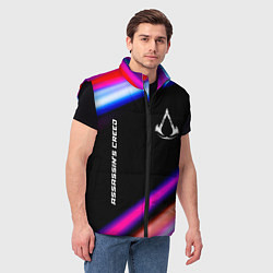 Мужской жилет Assassins Creed speed game lights, цвет: 3D-черный — фото 2